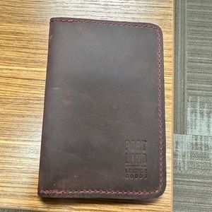Portland leather company passport cover